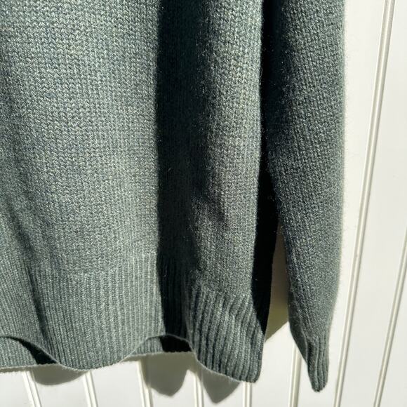 Lisa Yang Holly Sweater Turtleneck 100% Cashmere Olive Green Sz 0 / XS NWT $895 - Picture 14 of 16